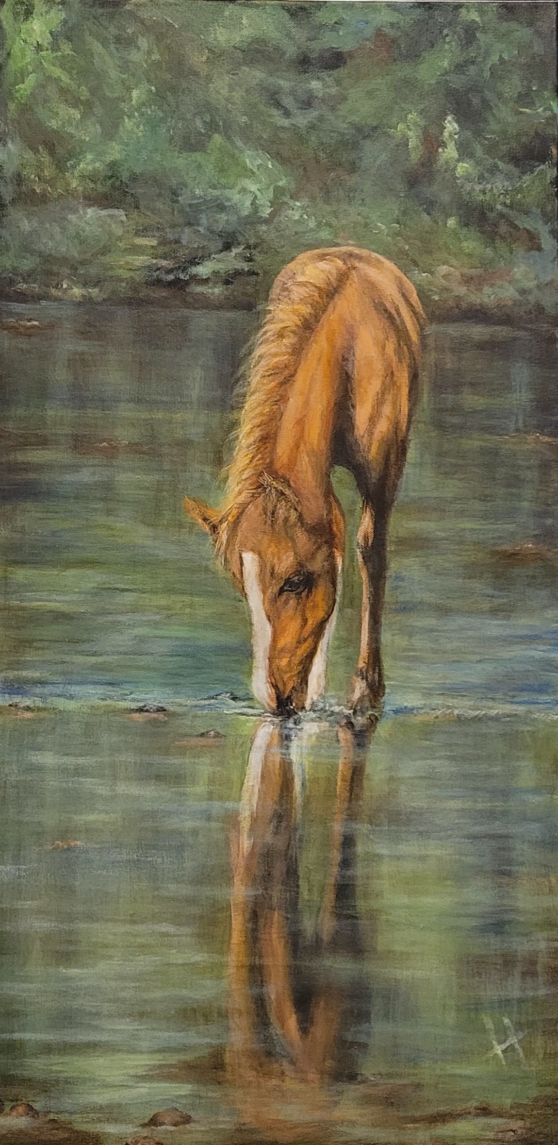 No Reins, Just Reflection